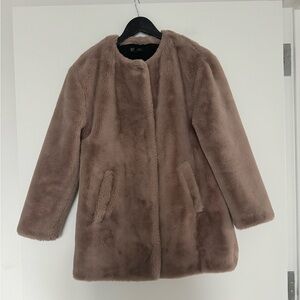 Zara TRF Faux Fur Jacket